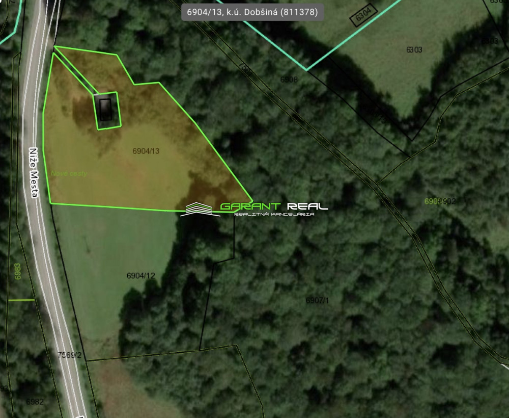 GARANT REAL - predaj pozemok 6392 m2, Dobšiná, okr. Rožňava