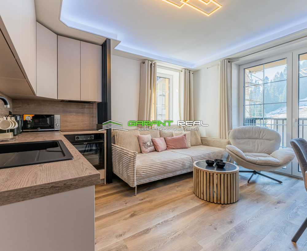 GARANT REAL - exkluzívne predaj novozariadeného apartmánu v komplexe Apartmány Litmanová