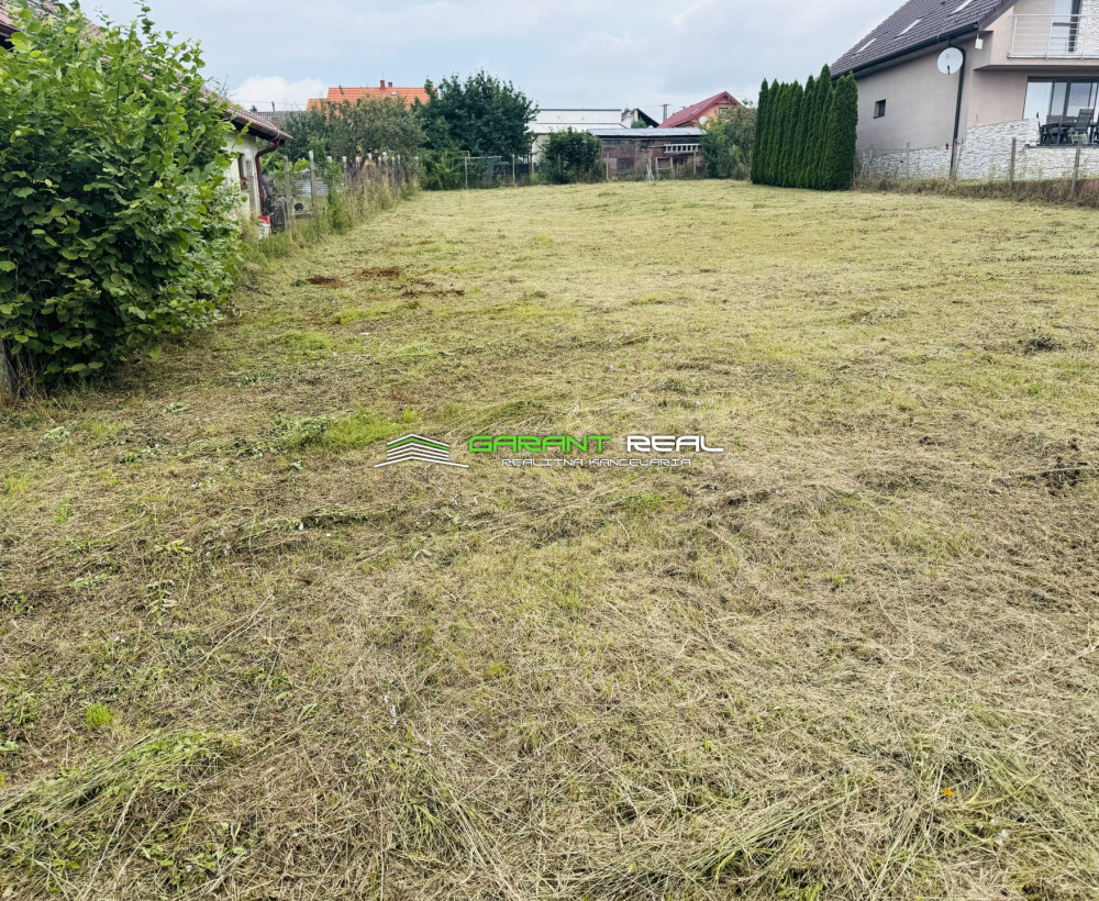 GARANT REAL - predaj stavebný pozemok 800 m2, všetky IS, Prešov, Šalgovík