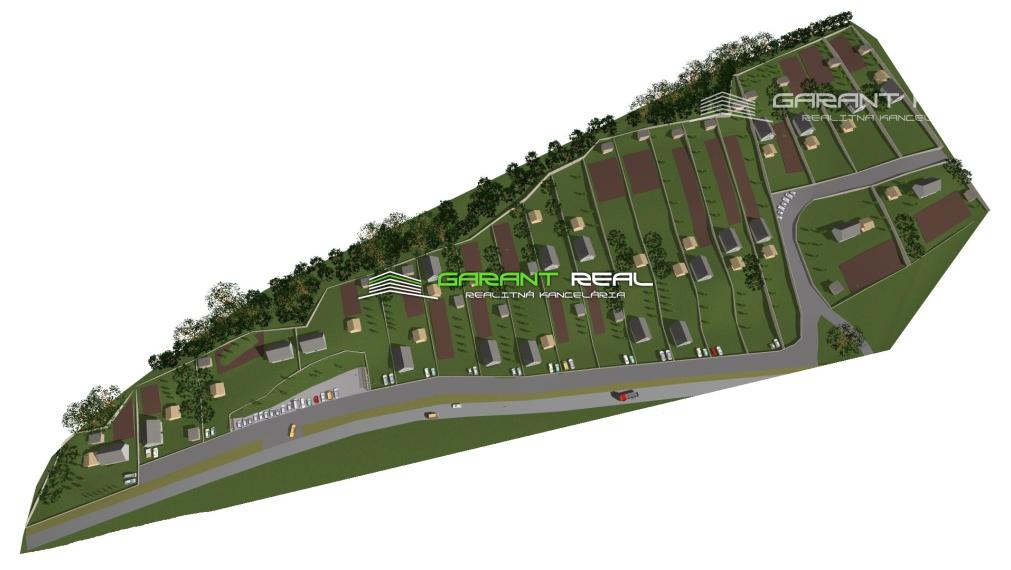 GARANT REAL - predaj 21 rekreačných pozemkov, Komárov, okr. Bardejov., od 1158 m2 - 2333 m2