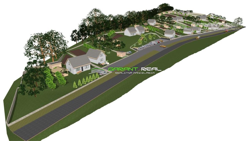 GARANT REAL - predaj 21 rekreačných pozemkov, Komárov, okr. Bardejov., od 1158 m2 - 2333 m2