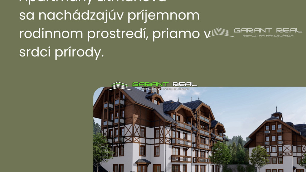 APARTMÁNY LITMANOVÁ - 1 izbový apartmán v srdci lyžiarskeho areálu SKI Litmanová