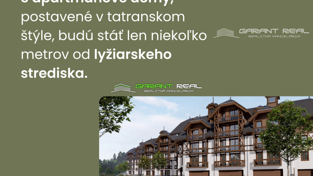 APARTMÁNY LITMANOVÁ - 1 izbový apartmán v srdci lyžiarskeho areálu SKI Litmanová