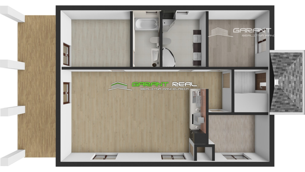 GARANT REAL - predaj novostavba rodinný dom, 4-izbový bungalov, 120 m2, Prešov, Nižná Šebastová