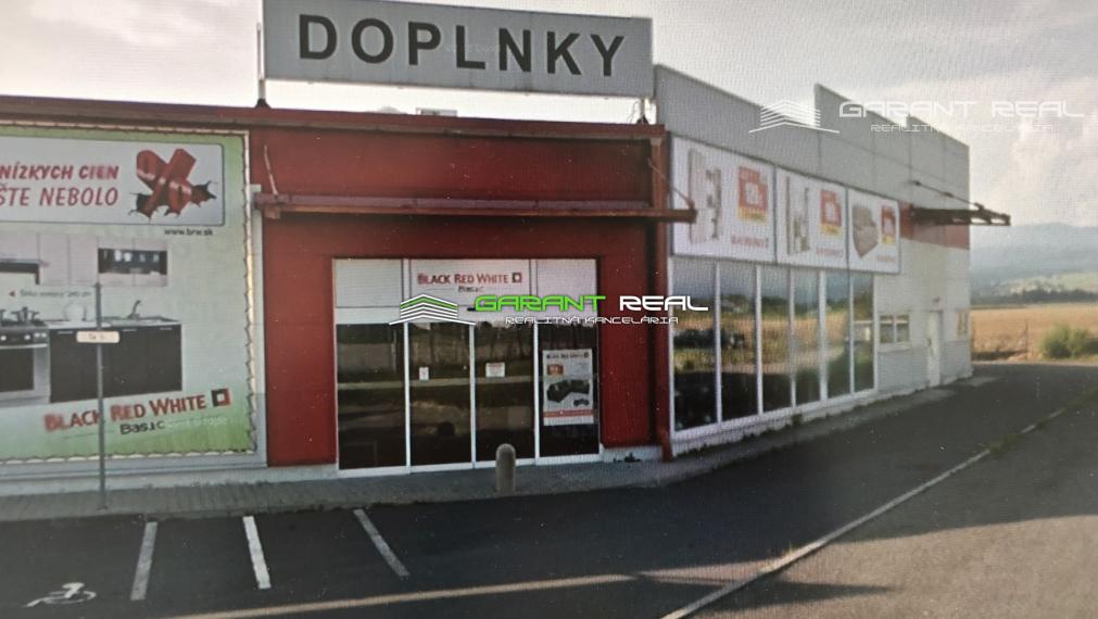 GARANT REAL  - predaj komerčný objekt, obchodné centrum 3400 m2, na pozemku 6700 m2, Zvolen, ul. Rákoš, severne od centra mesta