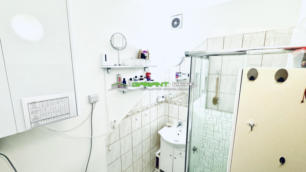 GARANT REAL predaj 3-izbový tehlový byt 50 m2, so samostatným kúrením, so záhradkou a garážou, Veľký Šariš, Matice slovenskej