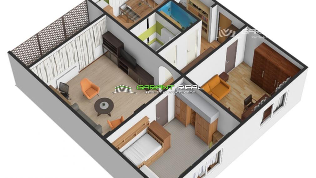 GARANT REAL - predaj 3-izbový byt 72 m2, s loggiou 7,5 m2, po rekonštrukcii, Prešov, Sekčov, ul. Pavla Horova