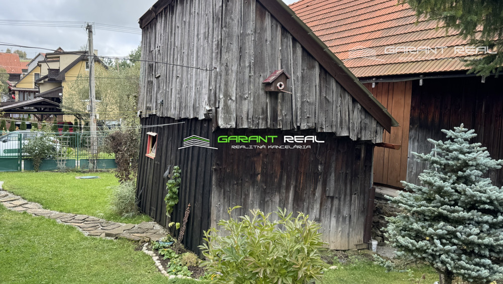 GARANT REAL - predaj chalupa, drevenica,134 m2 úžitková plocha, na pozemku 446 m2, Liptovský Mikuláš,,Važec, ul. Vyšná