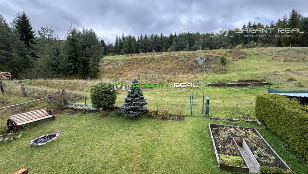 GARANT REAL - predaj chalupa, drevenica,134 m2 úžitková plocha, na pozemku 446 m2, Liptovský Mikuláš,,Važec, ul. Vyšná
