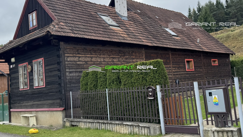 GARANT REAL - predaj chalupa, drevenica,134 m2 úžitková plocha, na pozemku 446 m2, Liptovský Mikuláš,,Važec, ul. Vyšná