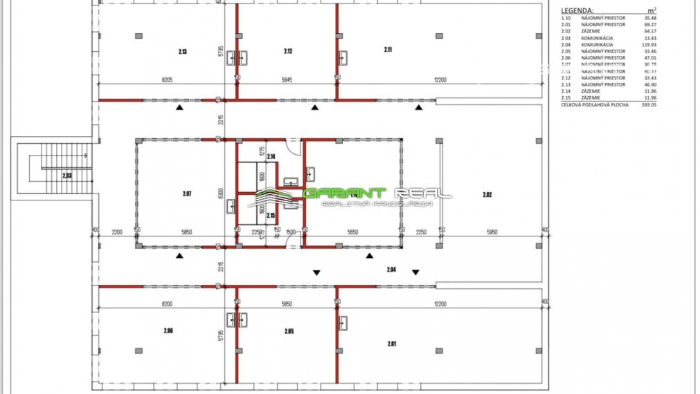 GARANT REAL - prenájom Dom zdravia a služieb, nové priestory, Prešov, širšie centrum, Sabinovská ulica