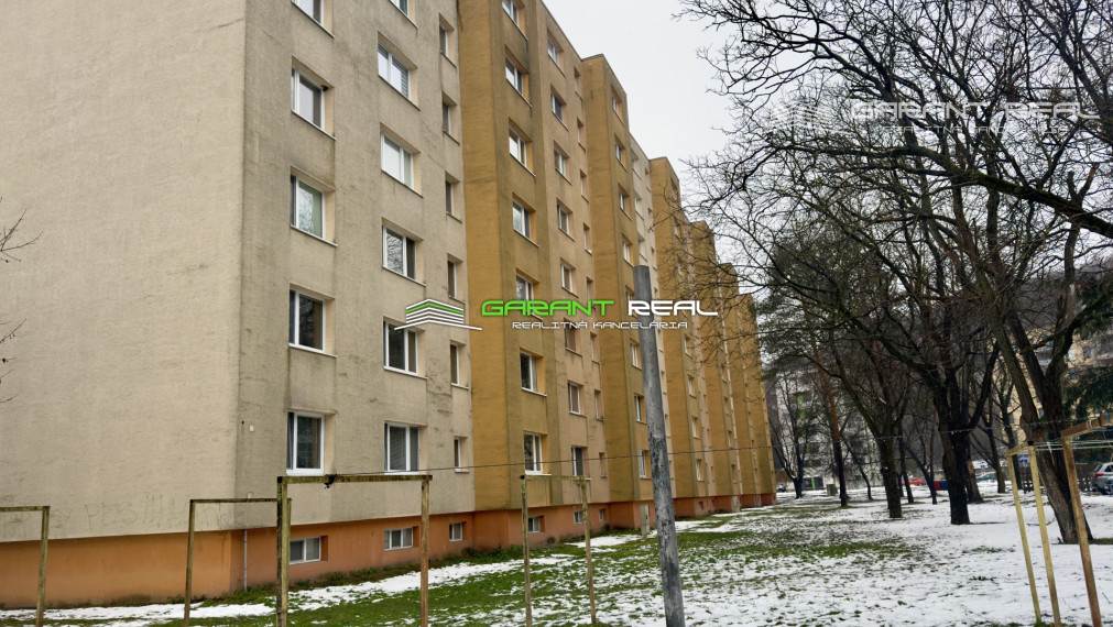 GARANT REAL predaj 1-izbový byt 39 m2, Prešov, Sídlisko III, Prostějovská ul.