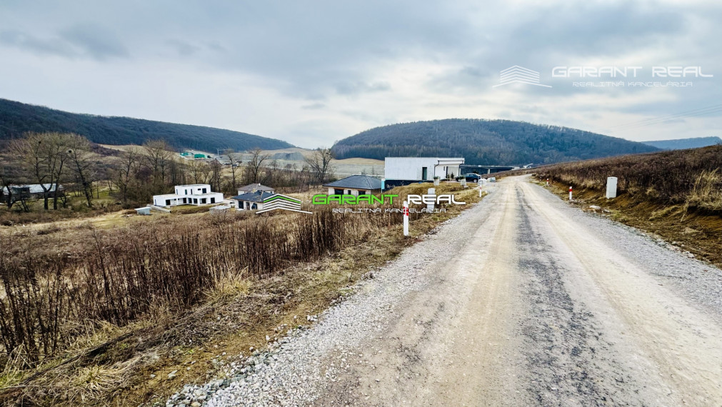 GARANT REAL - predaj stavebný pozemok 1063 m2, Veľký Šariš, Kanaš