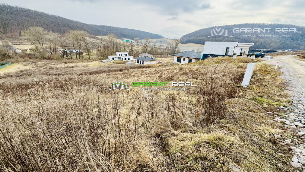 GARANT REAL - predaj stavebný pozemok 1063 m2, Veľký Šariš, Kanaš
