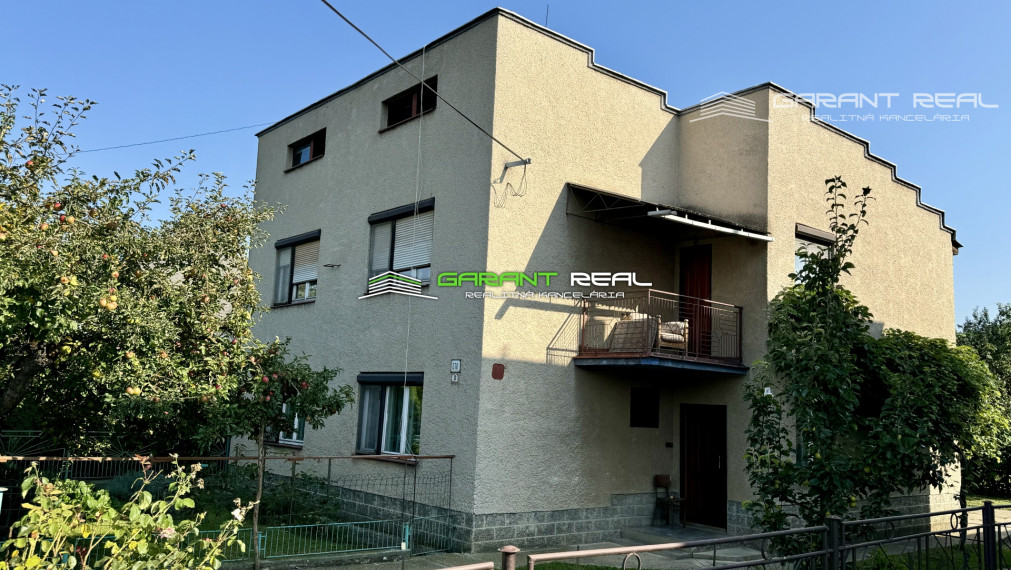 GARANT REAL - predaj 2-podlažný rodinný dom dvojgeneračný, s garážou, pozemok 1891 m2, Svinia, okr. Prešov
