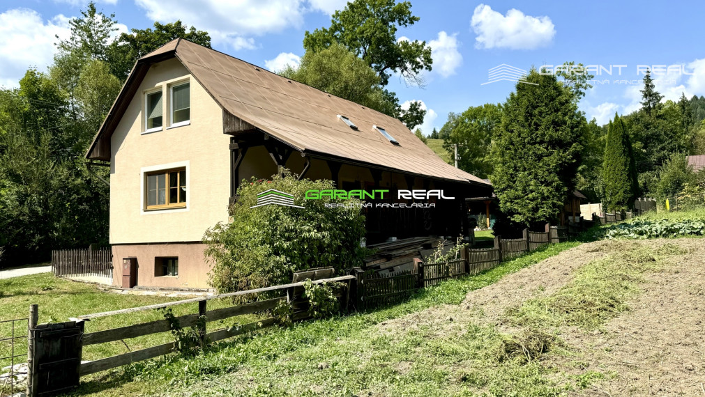 "REZERVOVANÉ" GARANT REAL - predaj chalupa / rodinný dom, obec Zázrivá, časť Havrania, pozemok 615 m2, okr. Dolný Kubín