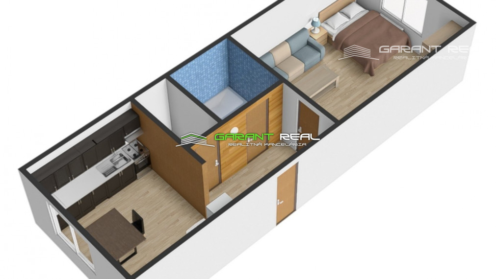 GARANT REAL - predaj 1-izbový byt, Sídlisko Šváby, Švábska ul., Prešov