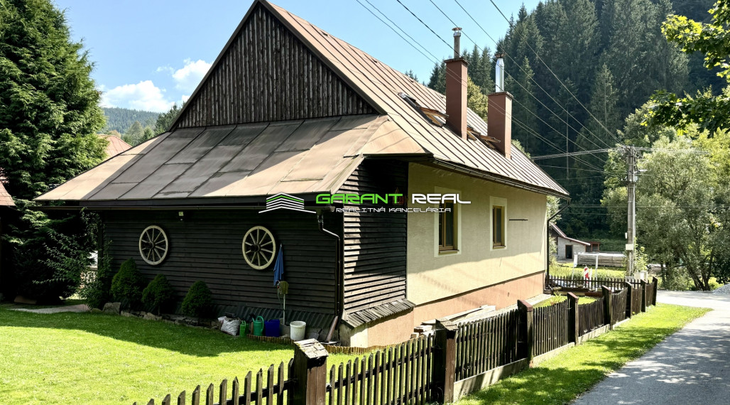 "REZERVOVANÉ" GARANT REAL - predaj chalupa / rodinný dom, obec Zázrivá, časť Havrania, pozemok 615 m2, okr. Dolný Kubín